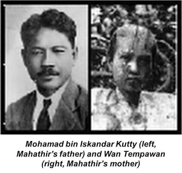 Image result for IMAGES OF MAHATHIR PARENTS